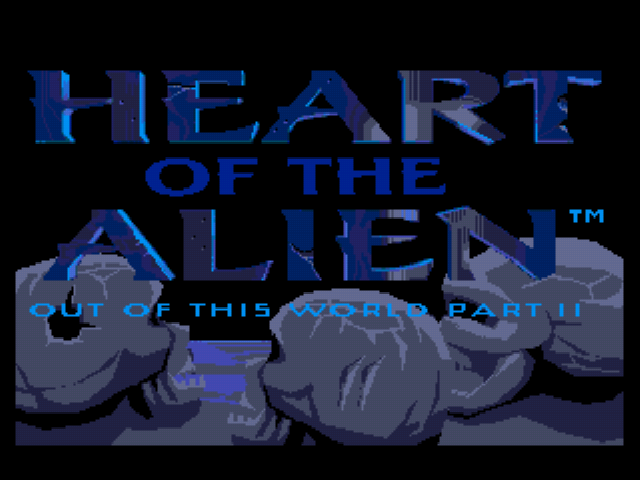Heart of the Alien Title Screen